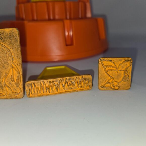 Vintage Fisher Price Creative Stamper Caddy Jungle Scenes #746 1980s Craft Set - Picture 7 of 16